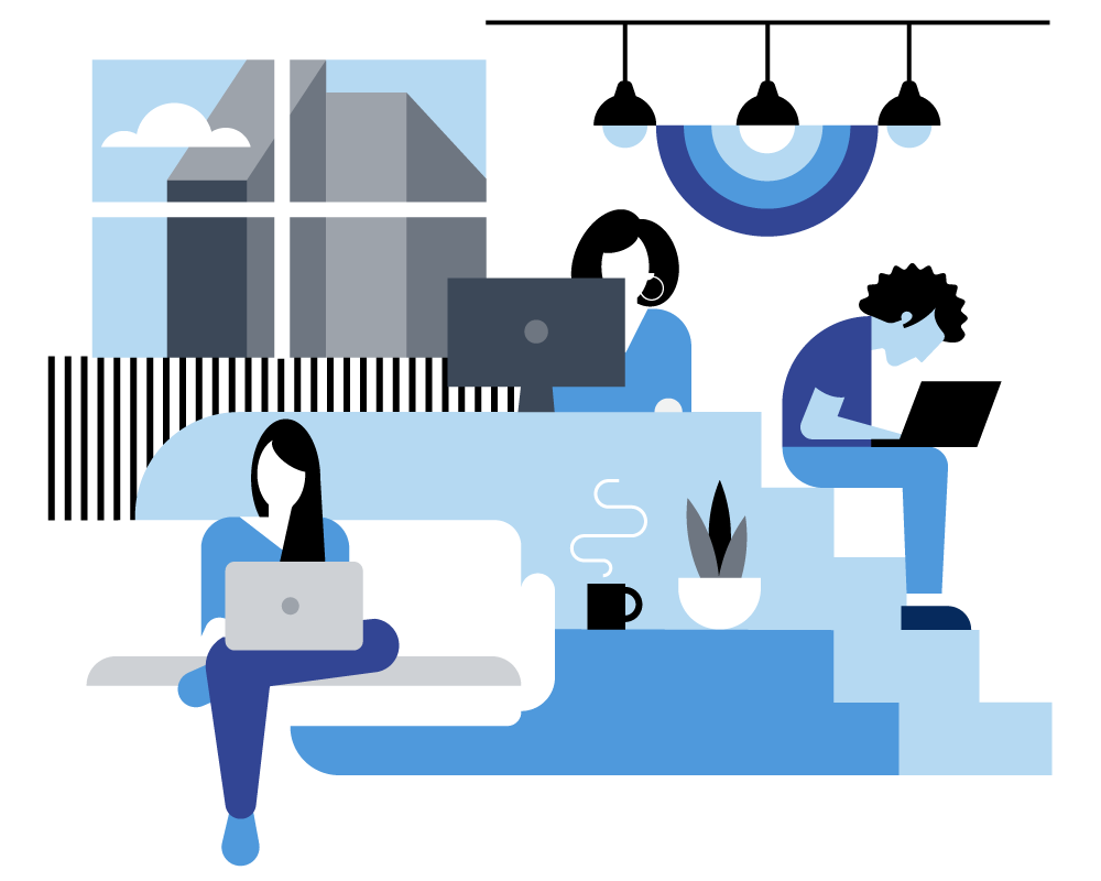 Team Working Graphic